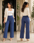 Pantalón Siena de Tiro Alto – Elegancia, Comodidad y Calce Favorecedor