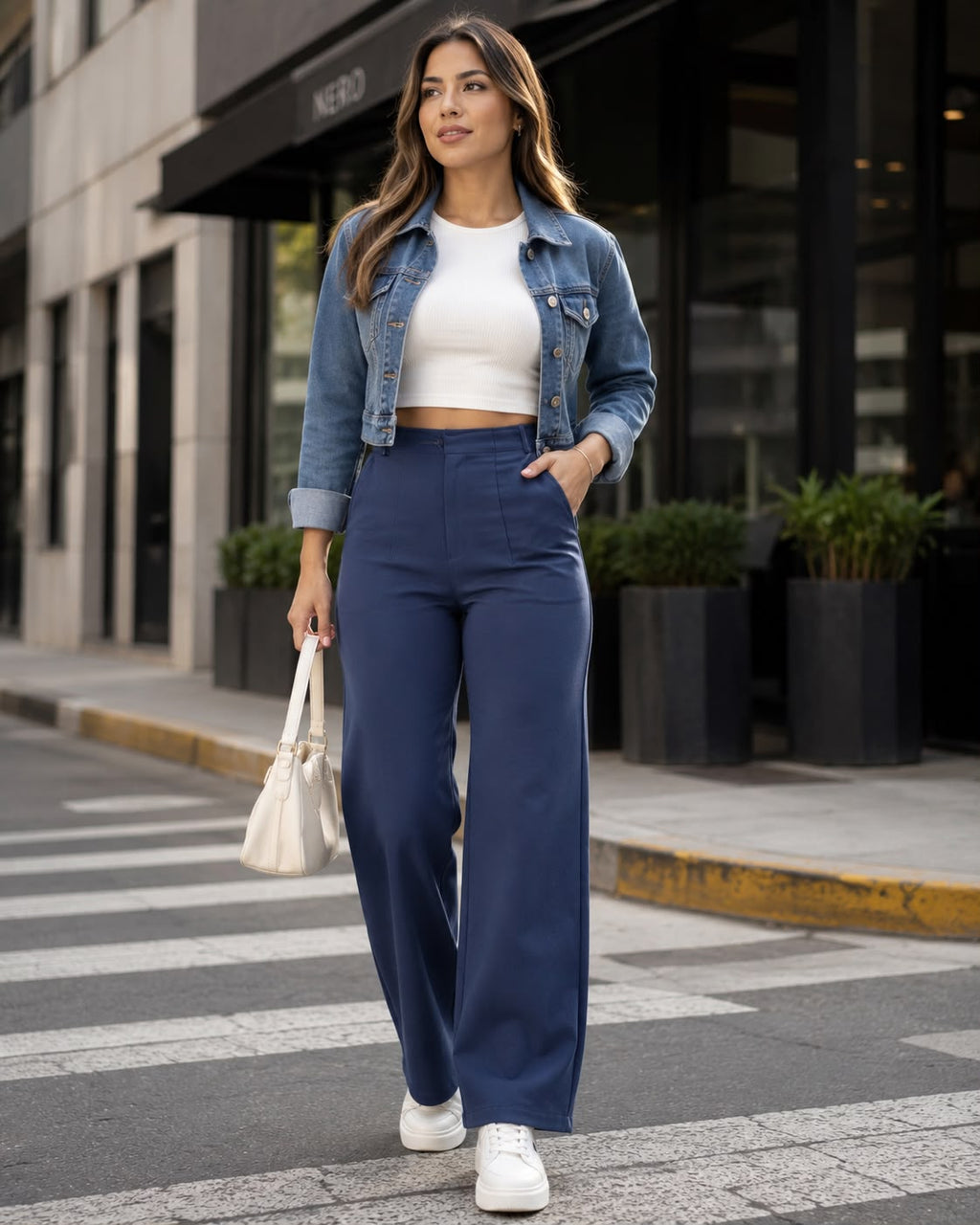 Pantalón Siena de Tiro Alto – Elegancia, Comodidad y Calce Favorecedor