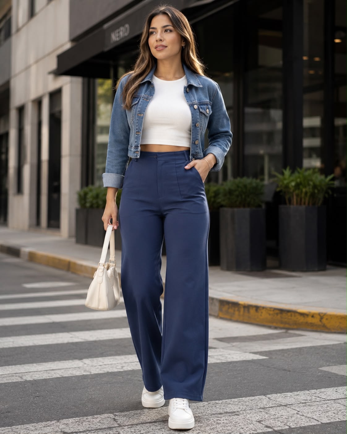 Pantalón Siena de Tiro Alto – Elegancia, Comodidad y Calce Favorecedor