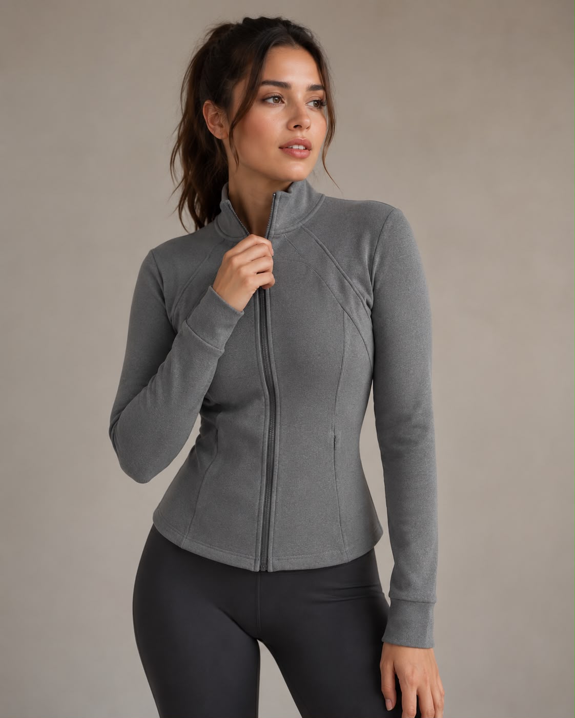 Chaqueta deportiva entallada 2507 – Estilo, Abrigado y Comodidad