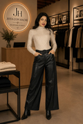 Pantalón Ecocuero Negro